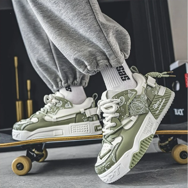 Fashion Skate Shoes Men's Sneakers Men Breathable Running Shoes Outdoor Mesh Casual Shoe Man Lace Up Vulcanized Shoes Zapatillas - Image 6