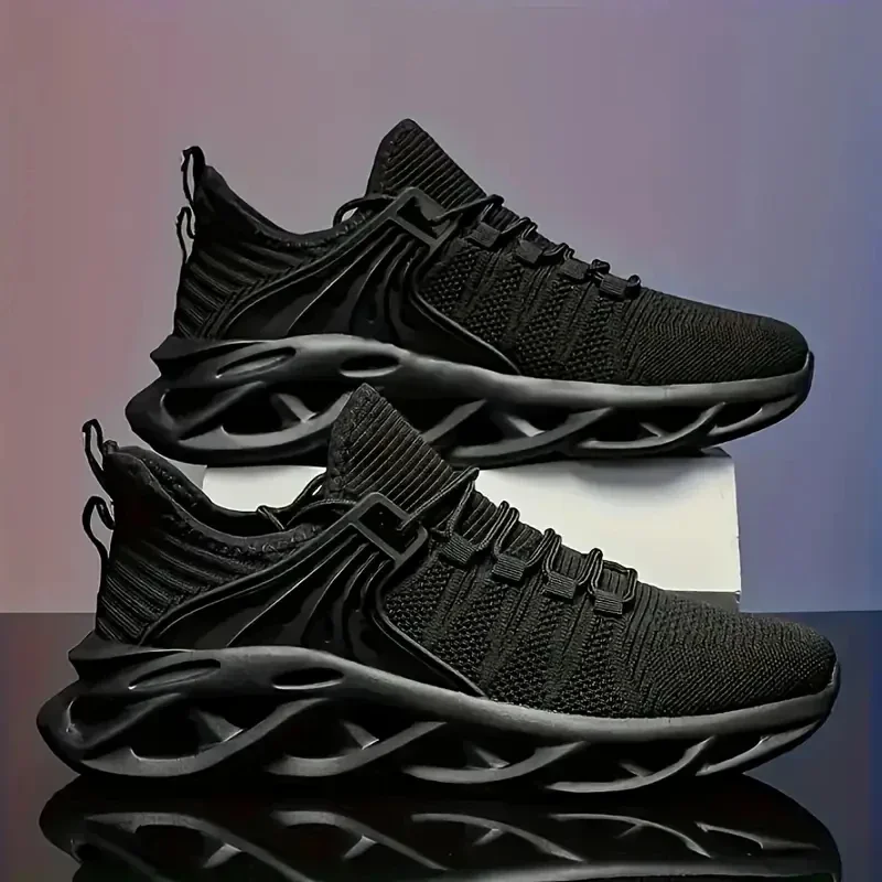 Men's Breathable Casual Sneakers Air Mesh Running Shoes Lightweight Summer Outdoor Sports Zapatillas for Male Large Size 39-48 - Image 4