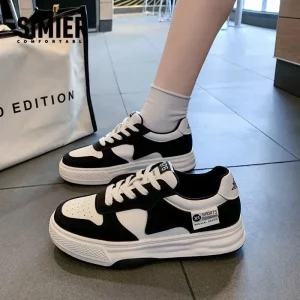 2024 Platform Shoes Women Sneakers Platform Vulcanized Shoes Fashion Comfortable Women's Shoes Casual Sneakers Tenis Masculino