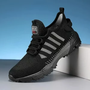 Men's Blade Sneakers Running Shoes Slip-on Women Outdoor Tennis Shoelaces Odor-resistant Athletic Shoes Lightweight Breathable