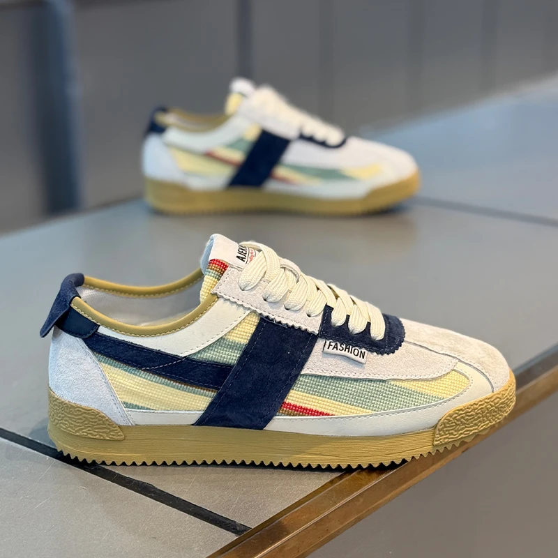 Hot Sales Multifunctional Men Casual Shoes Anti Odor Breathable Lace Up Sneaker Fashion Summer Outdoor Shock-absorbing Flat Shoe - Image 2