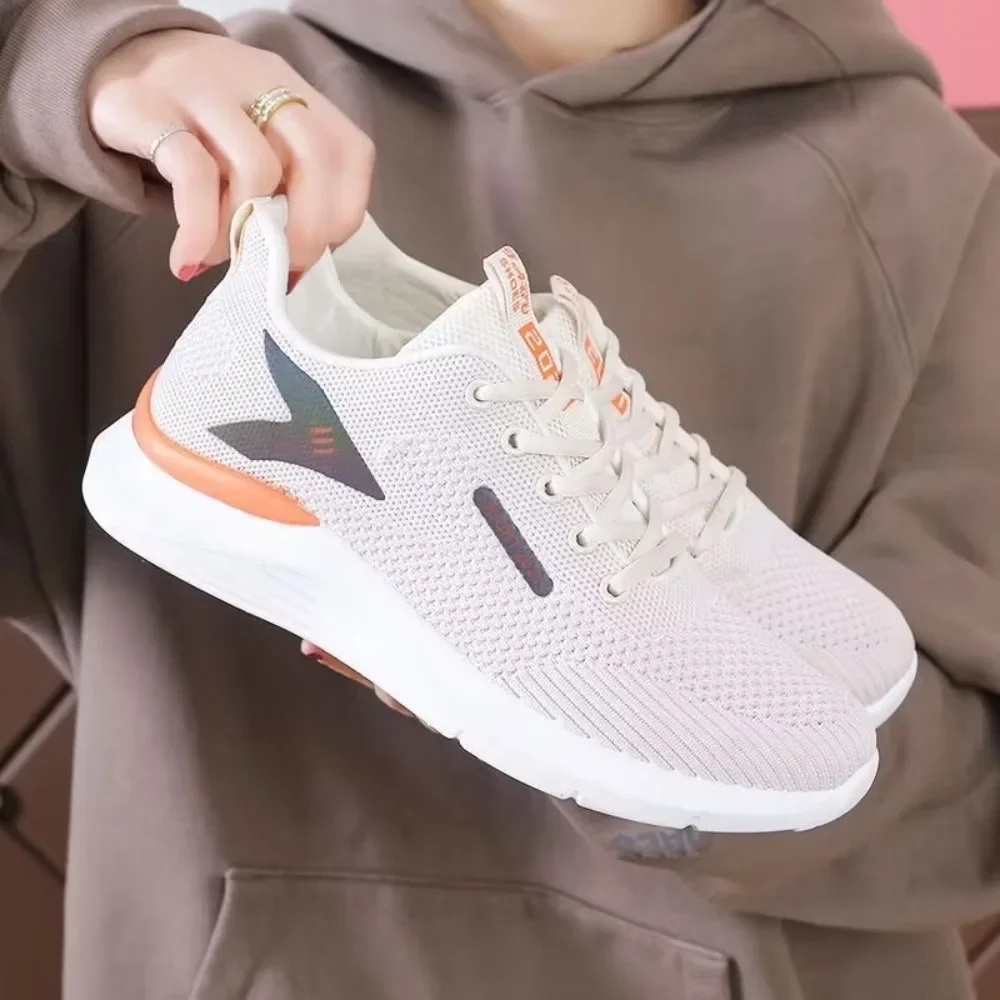 2025 HOT NEW Women's Air Mesh Sneakers 2025 Spring Summer New Soft Sole Lightweight Casual Running Shoes Flat ≤1cm Fashion - Image 5
