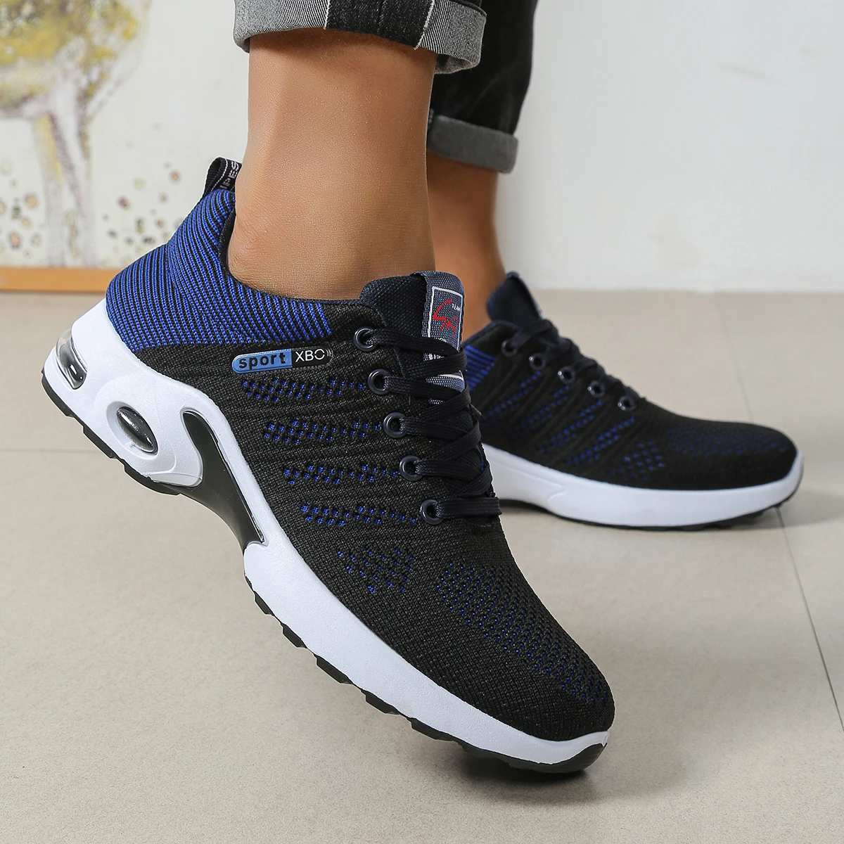 Men's Fashion Super Breathable Lace-Up Running Shoes - Non-slip, durable and pillow comfort - Men's Fashion Sneakers - Image 3
