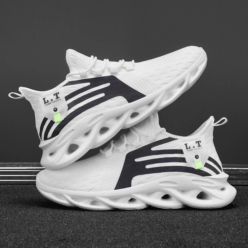 YRZL Running Shoes Men Sneakers Lightweight Casual Shoes Breathable Non Slip Comfortable Walking Workout Sport Fashion Trainers - Image 2