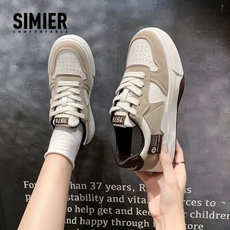 2024 Platform Shoes Women Sneakers Platform Vulcanized Shoes Fashion Comfortable Women's Shoes Casual Sneakers Tenis Masculino - Image 3