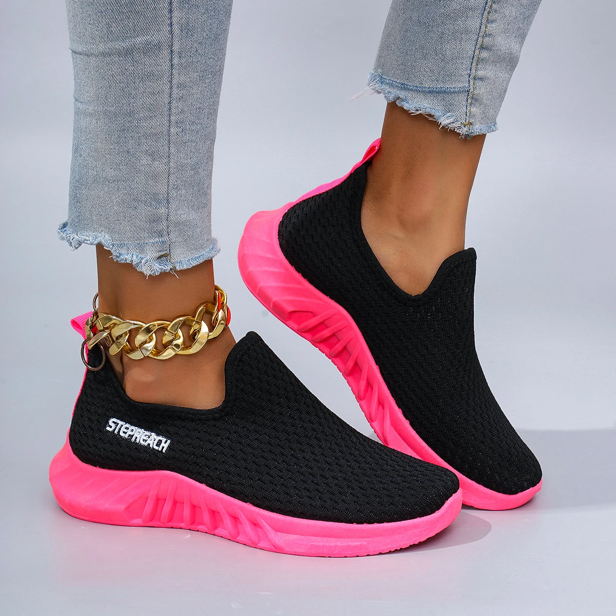 Women's summer breathable mesh flat shoes women's shoes casual sneakers shoes, clearance free shipping - Image 3