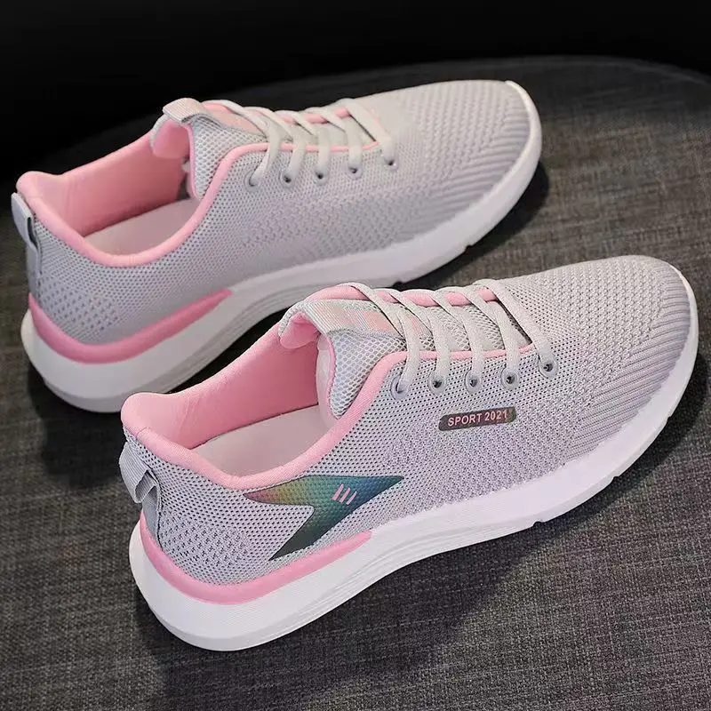 2025 HOT NEW Women's Air Mesh Sneakers 2025 Spring Summer New Soft Sole Lightweight Casual Running Shoes Flat ≤1cm Fashion - Image 3