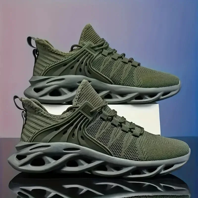 Men's Breathable Casual Sneakers Air Mesh Running Shoes Lightweight Summer Outdoor Sports Zapatillas for Male Large Size 39-48 - Image 3