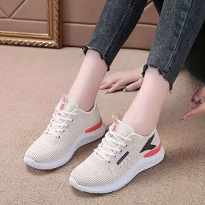 2025 HOT NEW Women's Air Mesh Sneakers 2025 Spring Summer New Soft Sole Lightweight Casual Running Shoes Flat ≤1cm Fashion