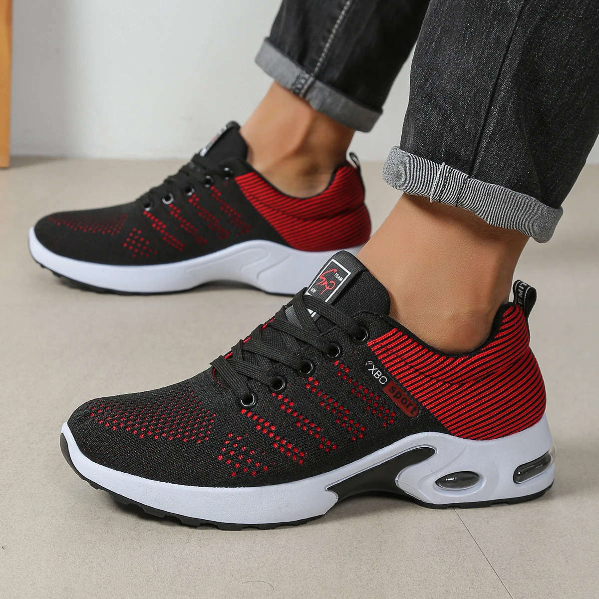 Men's Fashion Super Breathable Lace-Up Running Shoes - Non-slip, durable and pillow comfort - Men's Fashion Sneakers - Image 2