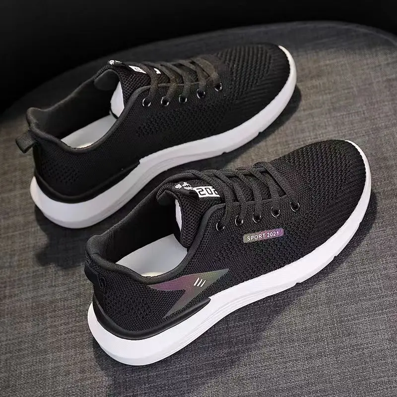 2025 HOT NEW Women's Air Mesh Sneakers 2025 Spring Summer New Soft Sole Lightweight Casual Running Shoes Flat ≤1cm Fashion - Image 2