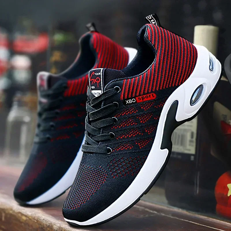 Designer Men Sneakers Outdoor Running Shoes New Lace-Up Tennis Shoe Vulcanized Walking Casual Shoes Trend Lightweight Shoes Men