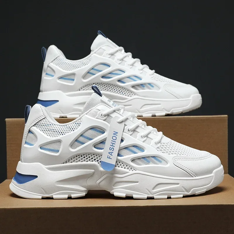 Men's Casual Sneakers Summer Breathable Anti Slip Mesh Outdoor Running Shoes Student Sneaker Tennis Shoes Zapatillas Informales - Image 2