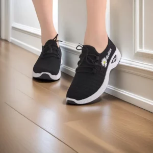 2025 New Women's Air Mesh Coconut Shoes Breathable Lightweight Sports Sneakers Soft Soled Casual Flats Trendy Fashion Footwear