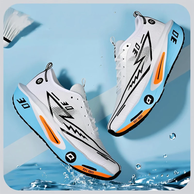 Carbon Plate Marathon Running Shoes Mens Breathable Light Womens Comfortable Sports Anti-slip Casual Outdoor Hiking Sneakers - Image 4