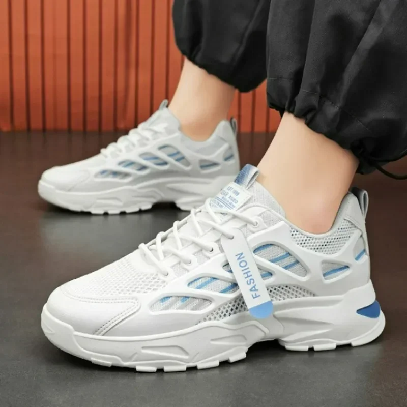 Men's Casual Sneakers Summer Breathable Anti Slip Mesh Outdoor Running Shoes Student Sneaker Tennis Shoes Zapatillas Informales - Image 5