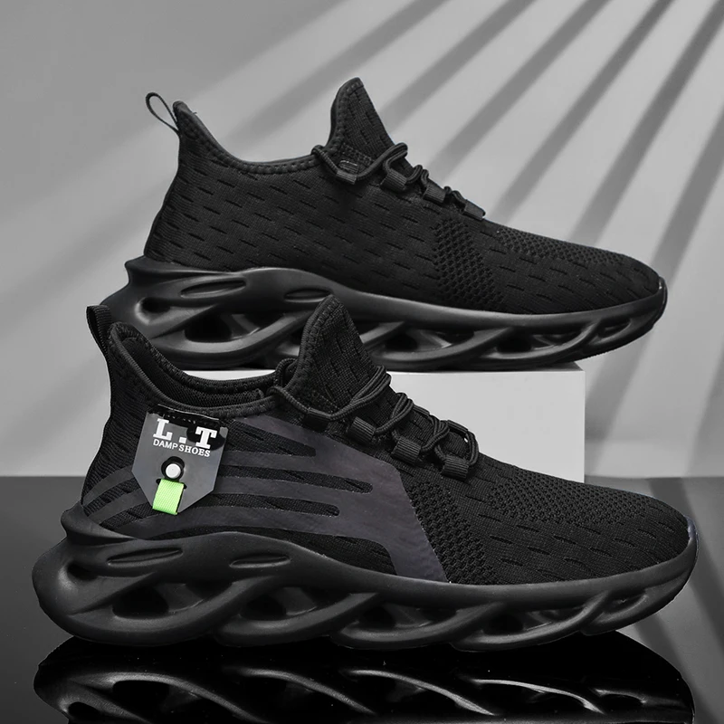 YRZL Running Shoes Men Sneakers Lightweight Casual Shoes Breathable Non Slip Comfortable Walking Workout Sport Fashion Trainers - Image 4